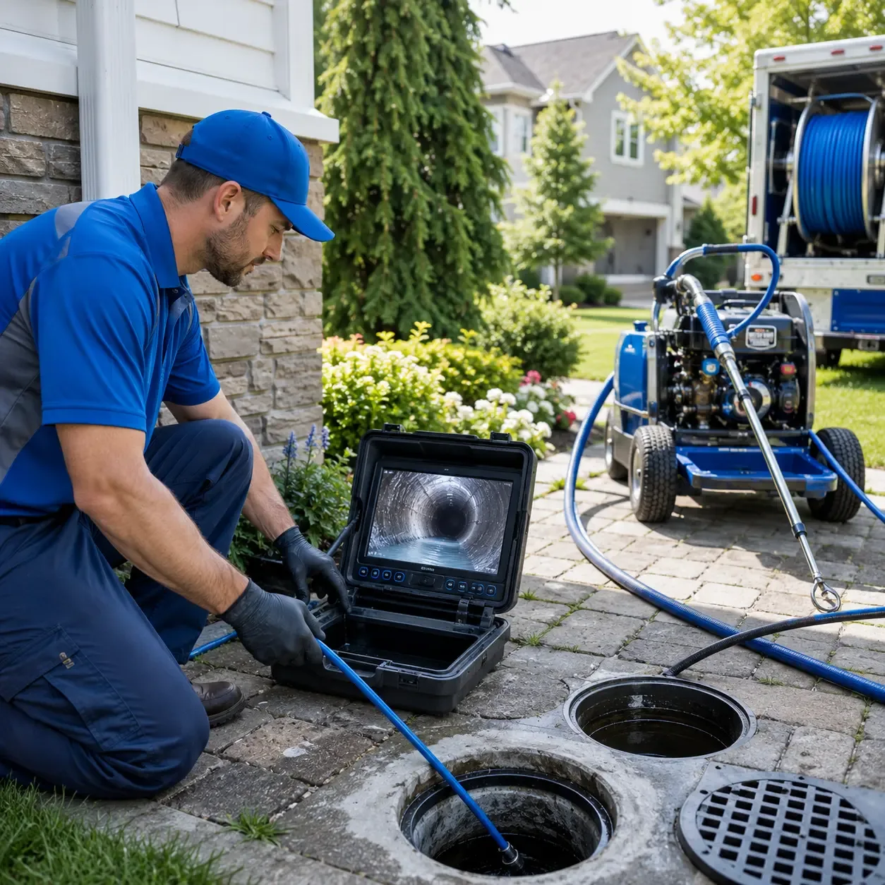 Outdoor drain cleaning professionals serving Elderton, PA